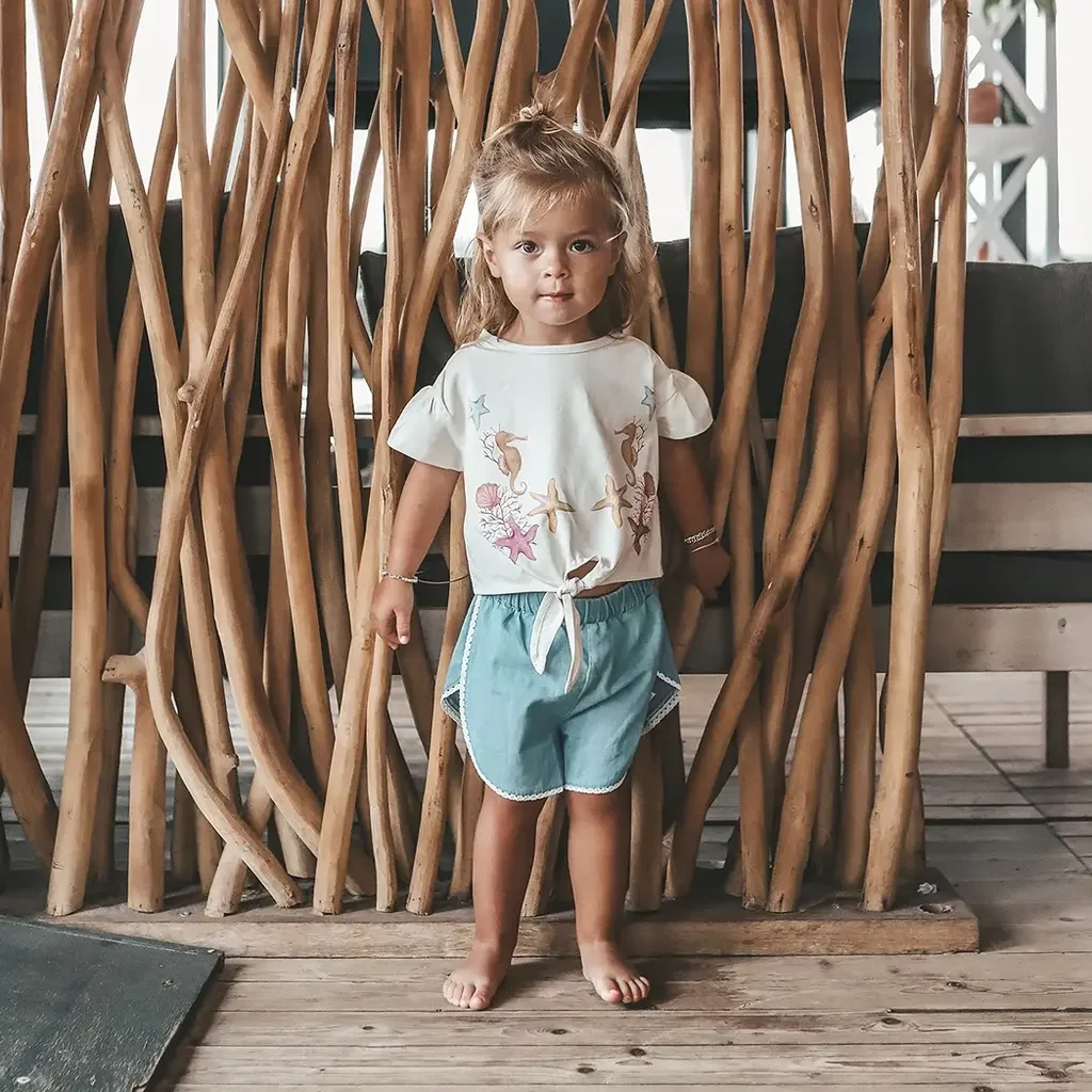 Korte broek (light blue)