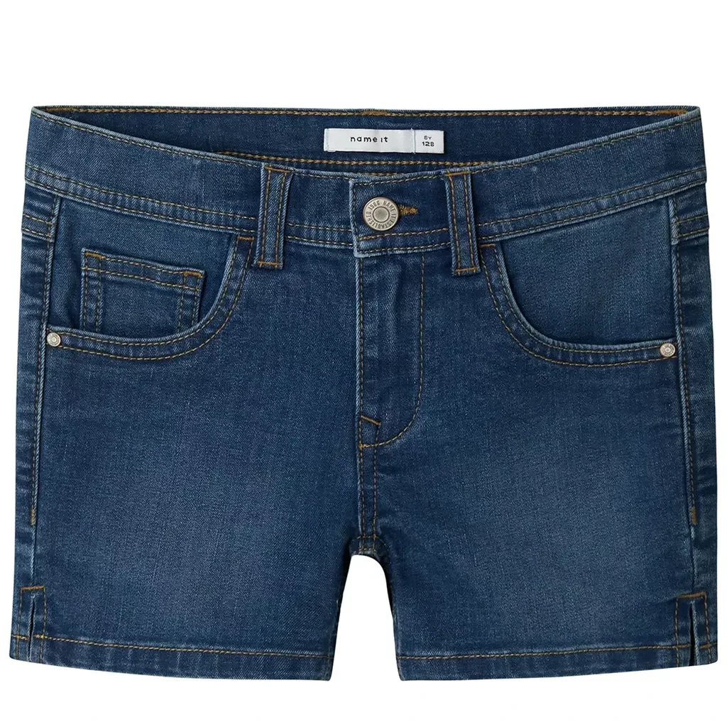 Korte spijkerbroek Salli (dark blue denim)