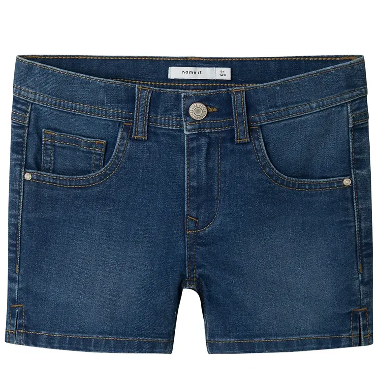 Korte spijkerbroek Salli (dark blue denim)