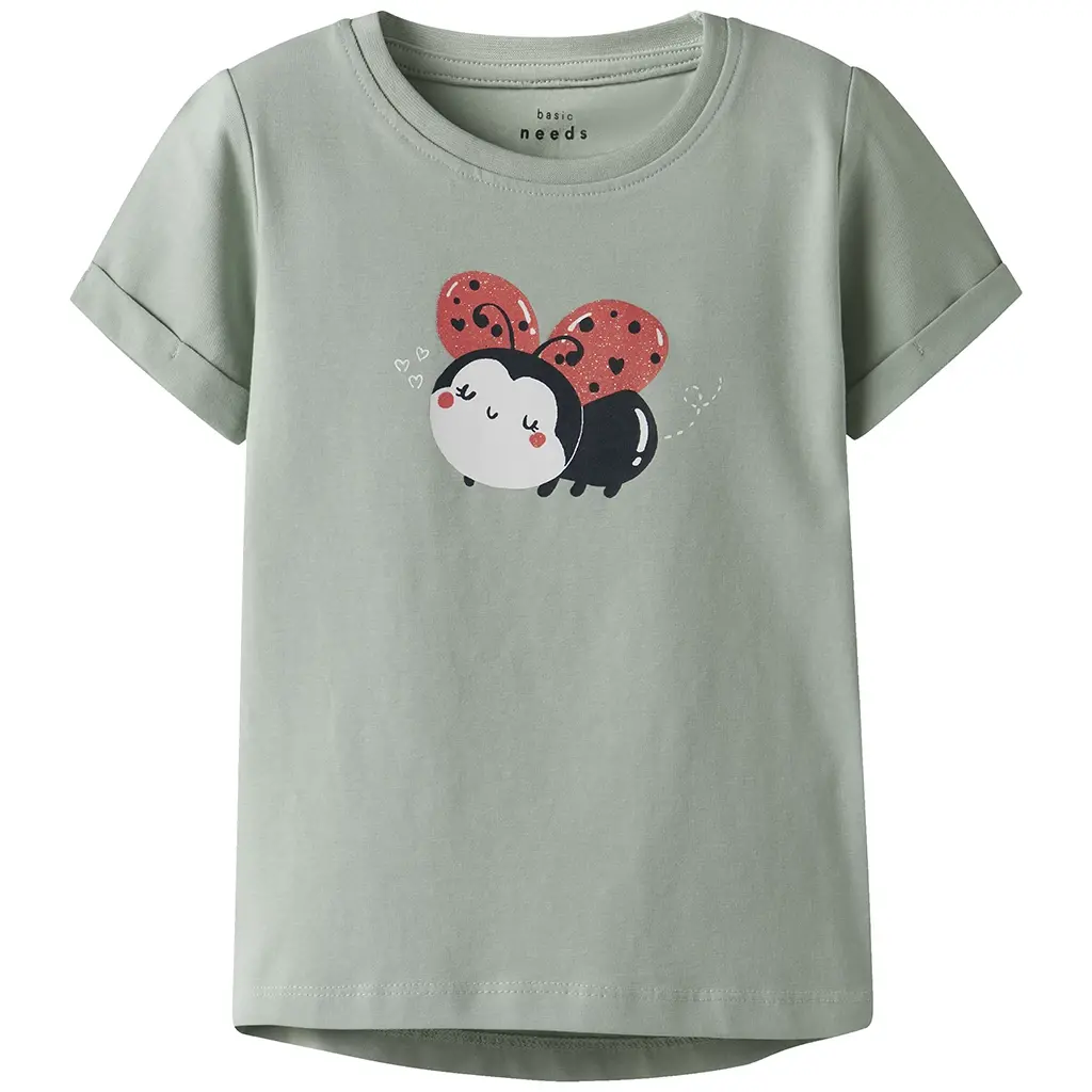 T-shirt Vix (aqua gray ladybird)