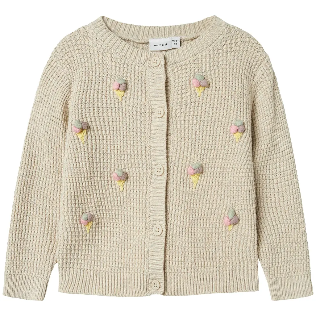 Gebreid vestje Josie (peyote melange)
