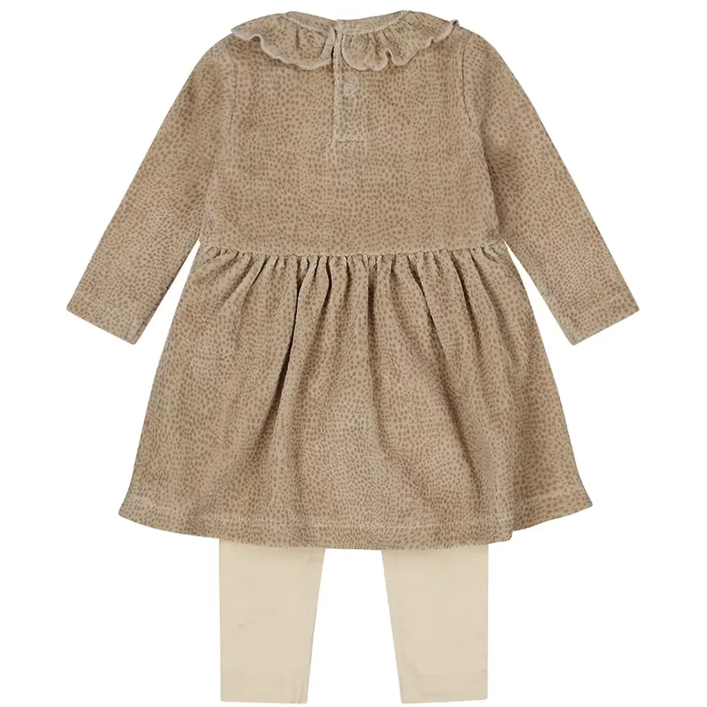 Jurkje met legging (beige grey)