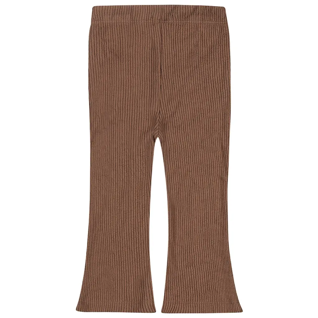 Broek flared (brown)
