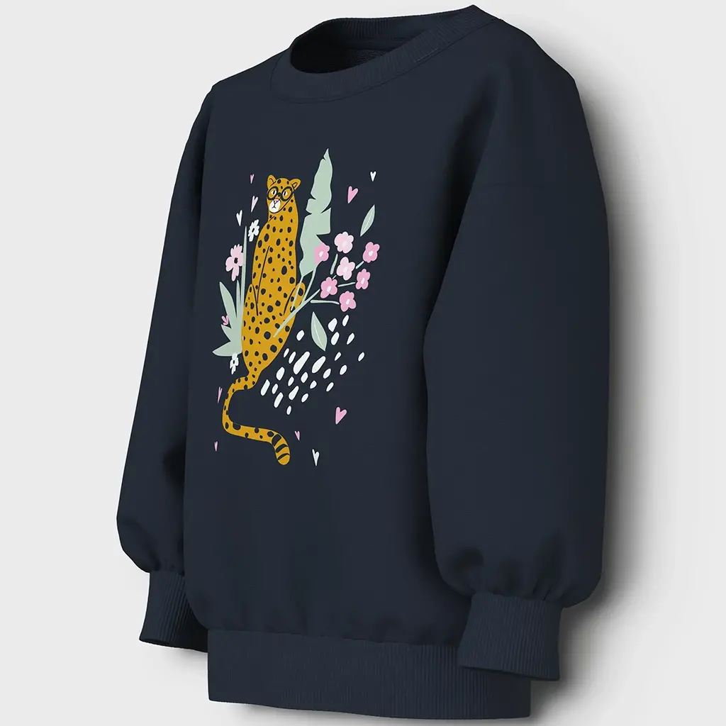 Trui Valona (navy blazer cheetah)