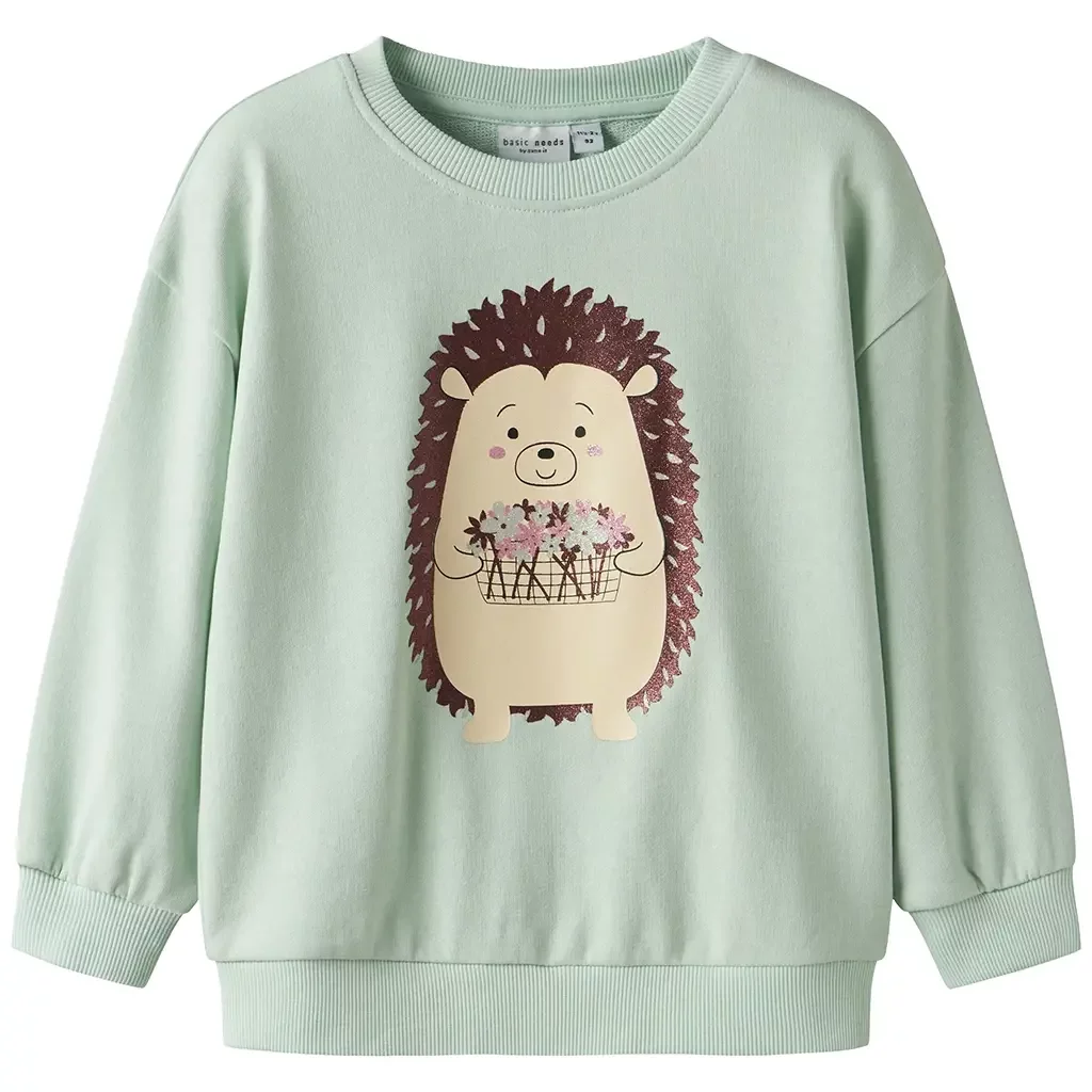 Trui Valona (gossamer green hedgehog)