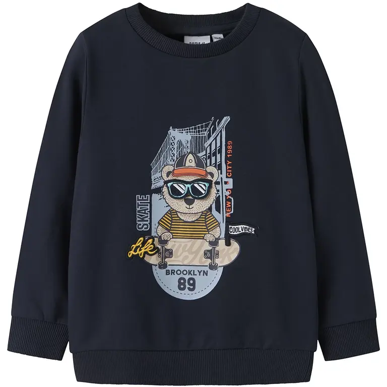 Trui sweat Len (navy blazer)