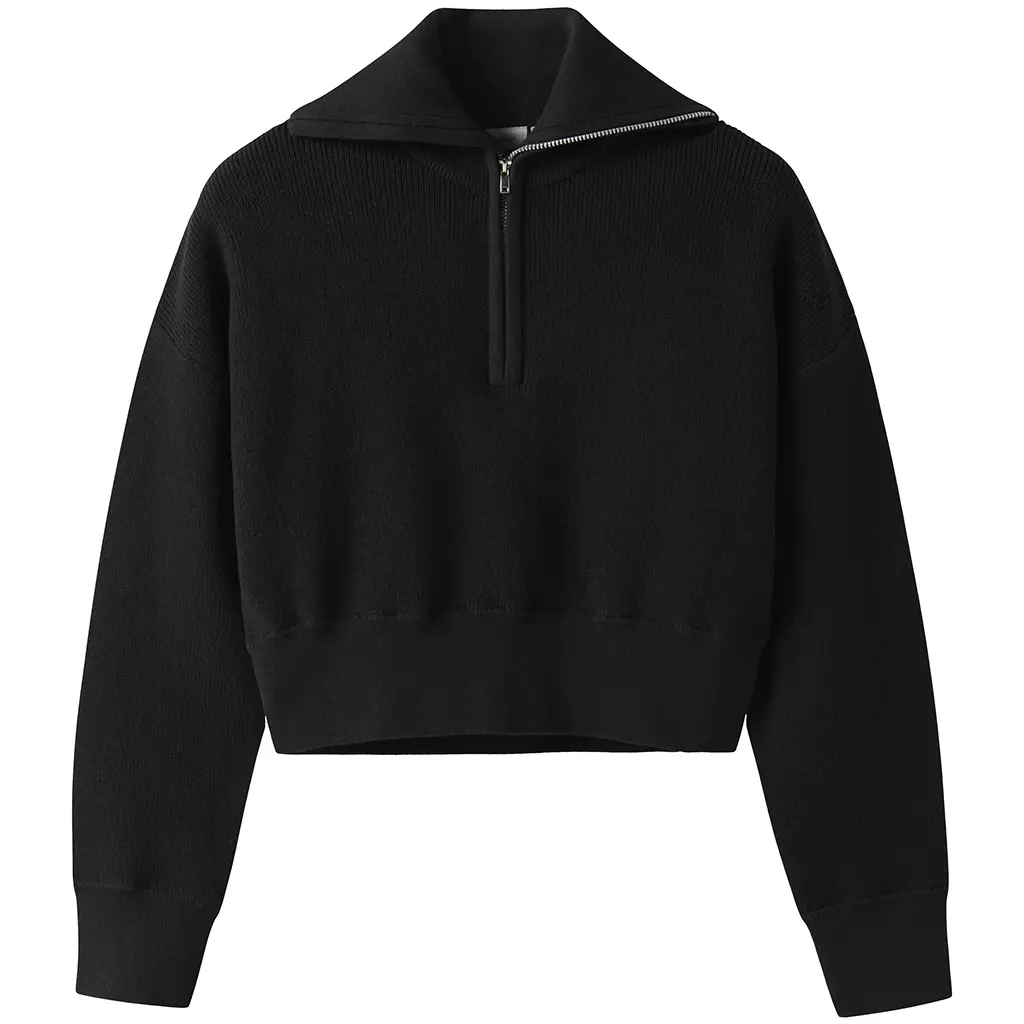 Gebreide schipperstrui Lisen (black)