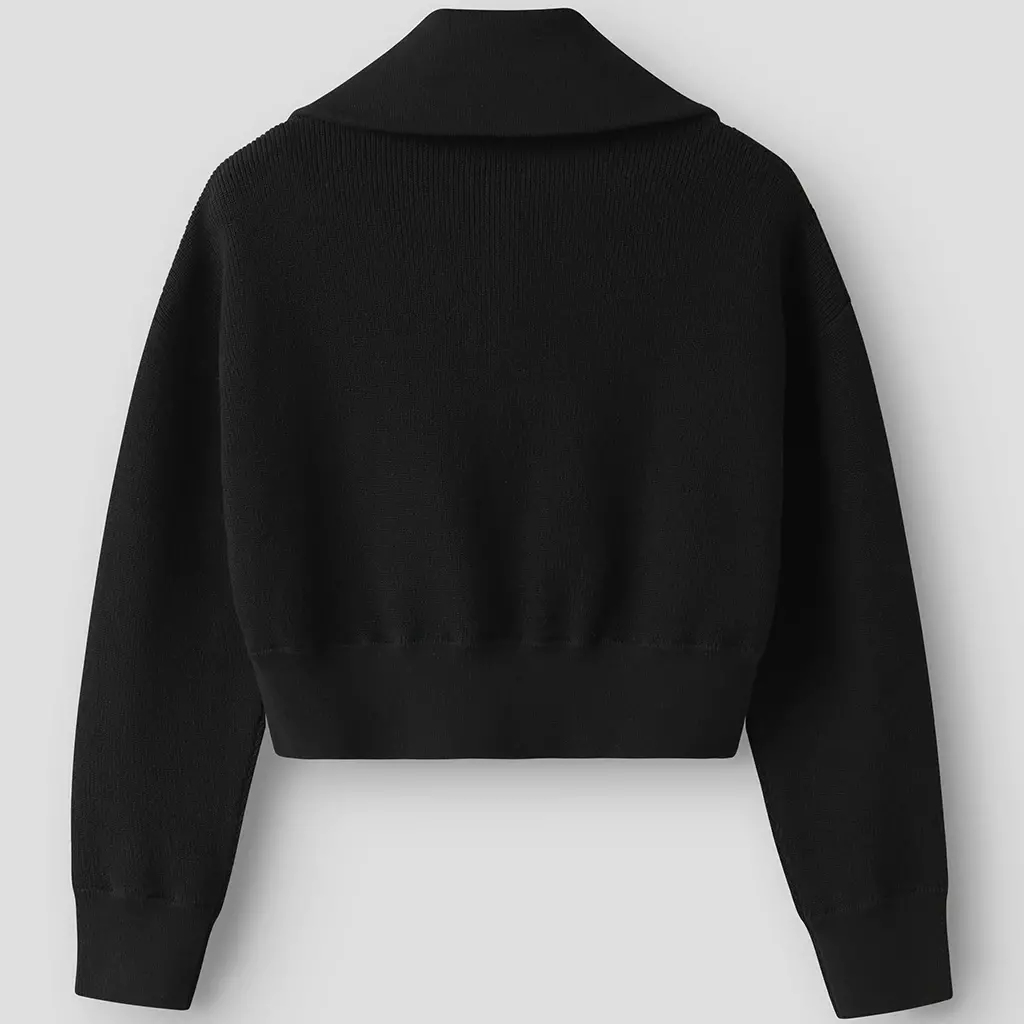 Gebreide schipperstrui Lisen (black)