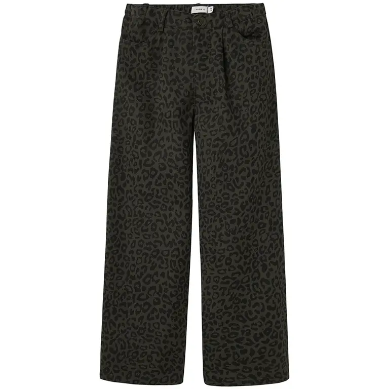 Broek WIDE LEG twill Bella (mockingbird)