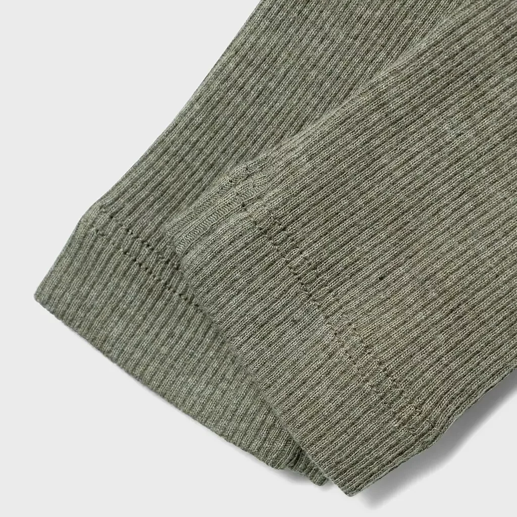 Broekje rib Kab (dusty olive melange)