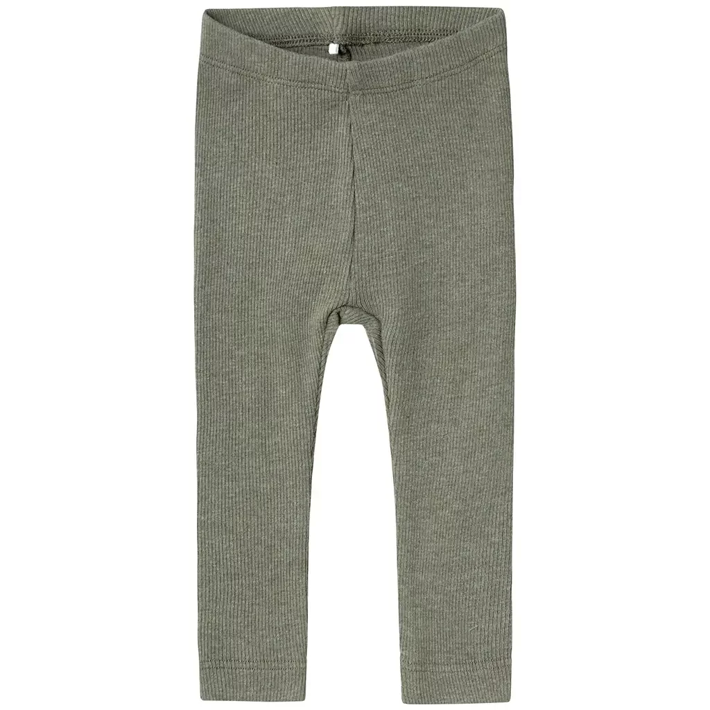 Broekje rib Kab (dusty olive melange)