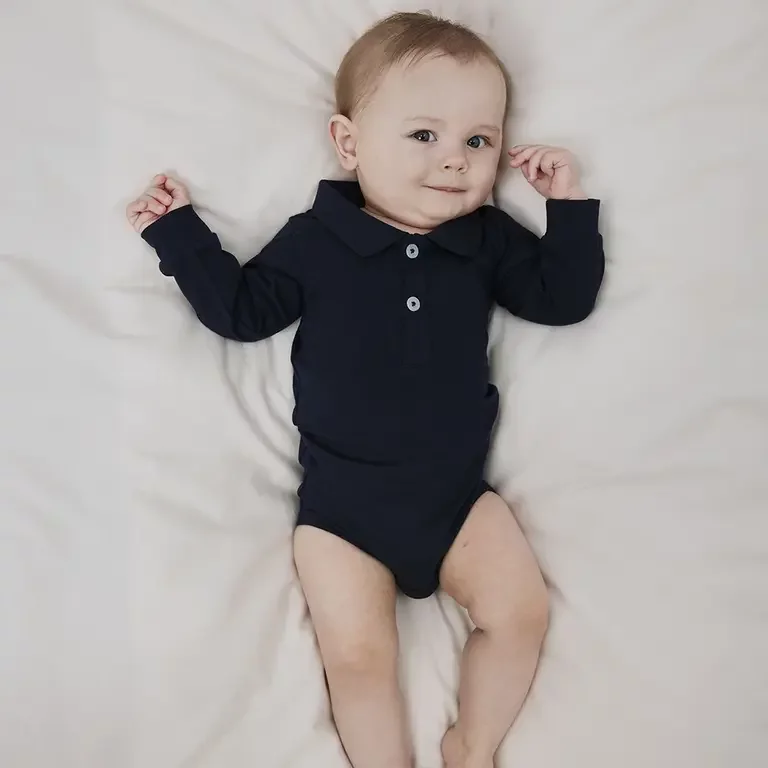 Polo rompertje Holger (dark sapphire)