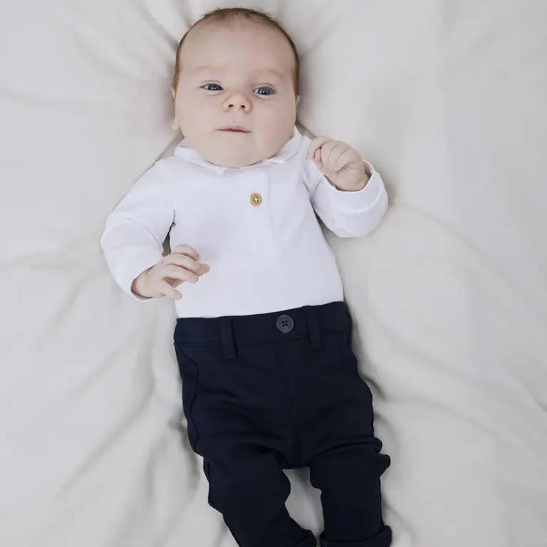 Polo rompertje Holger (bright white)