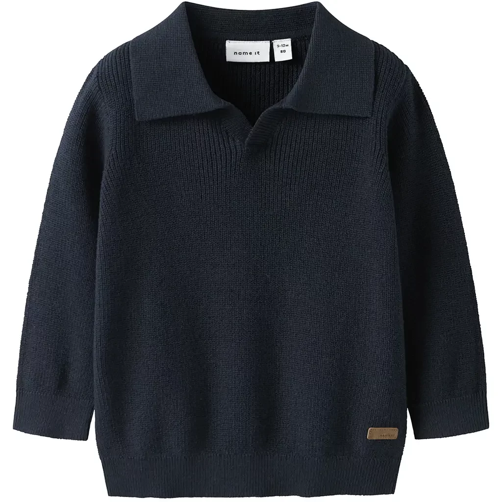 Gebreide polo Loop (navy blazer)
