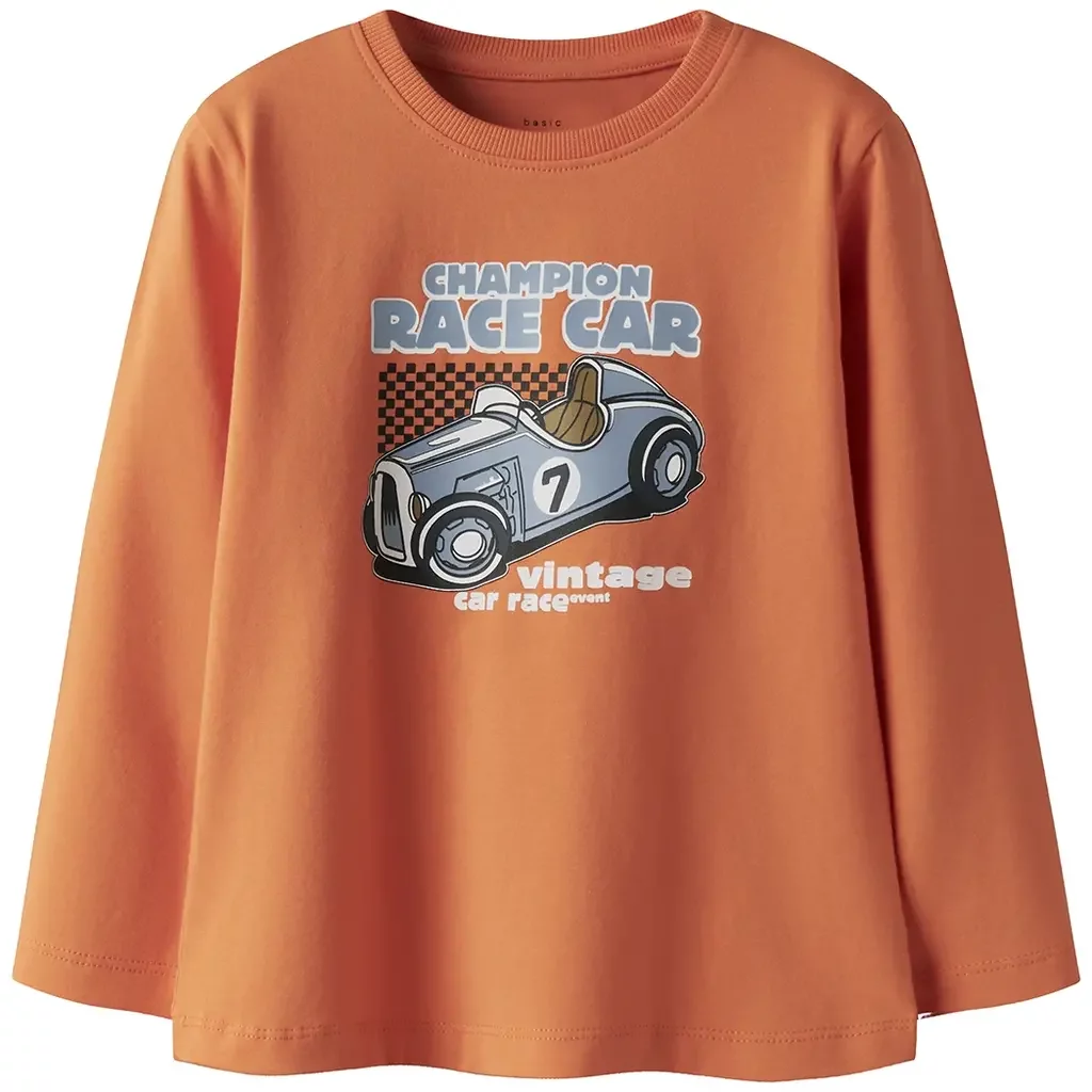 Longsleeve Vux (vermillion oranje champion)