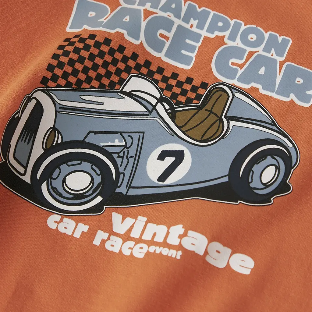 Longsleeve Vux (vermillion oranje champion)