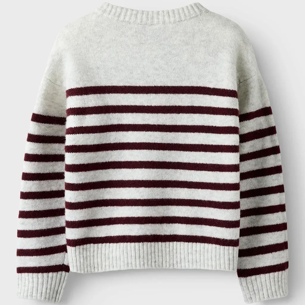 Gebreide trui Kally (light grey melange/andorra)