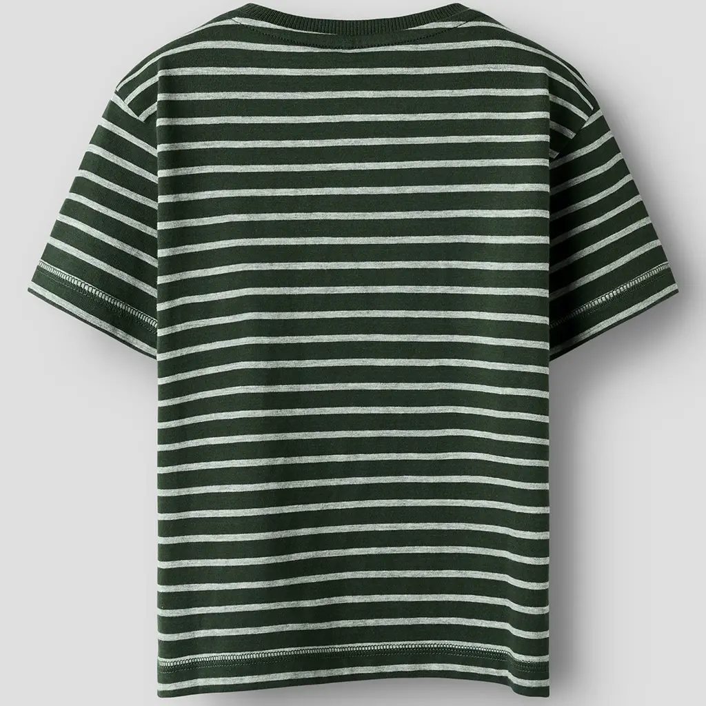 T-shirt Kristian (cloud dancer/deep forest)