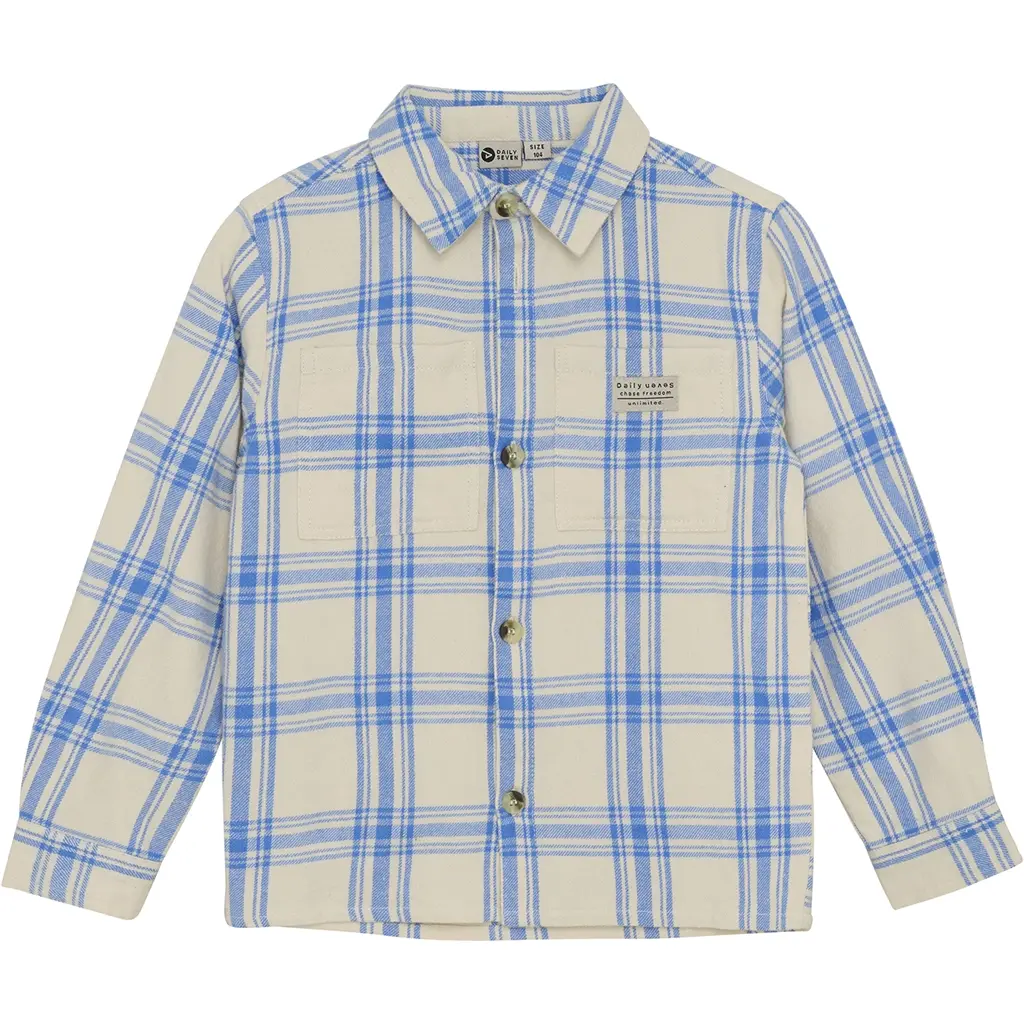 Overhemd (dusty kobalt)