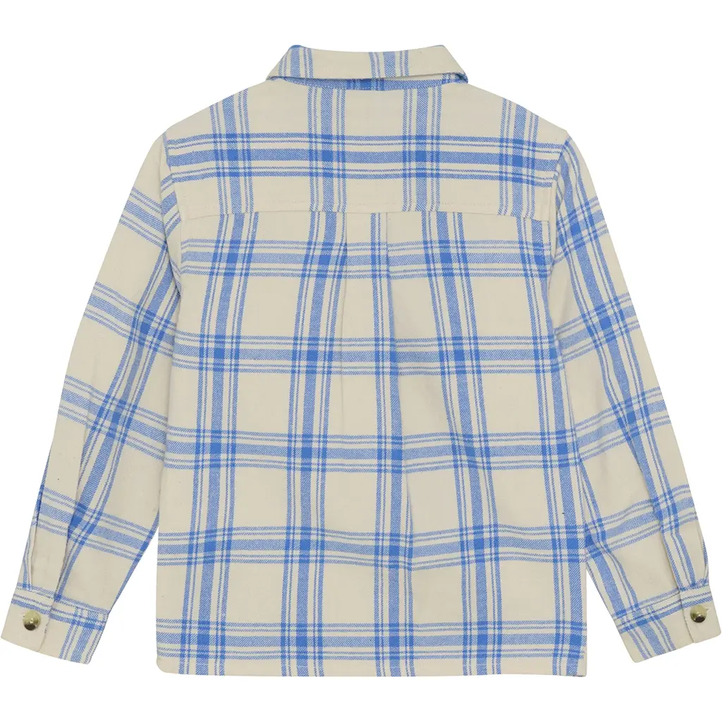 Overhemd (dusty kobalt)