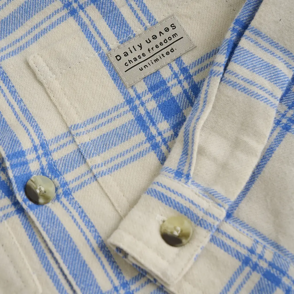 Overhemd (dusty kobalt)