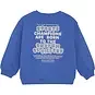 Daily7 Trui oversized backprint (dusty kobalt)