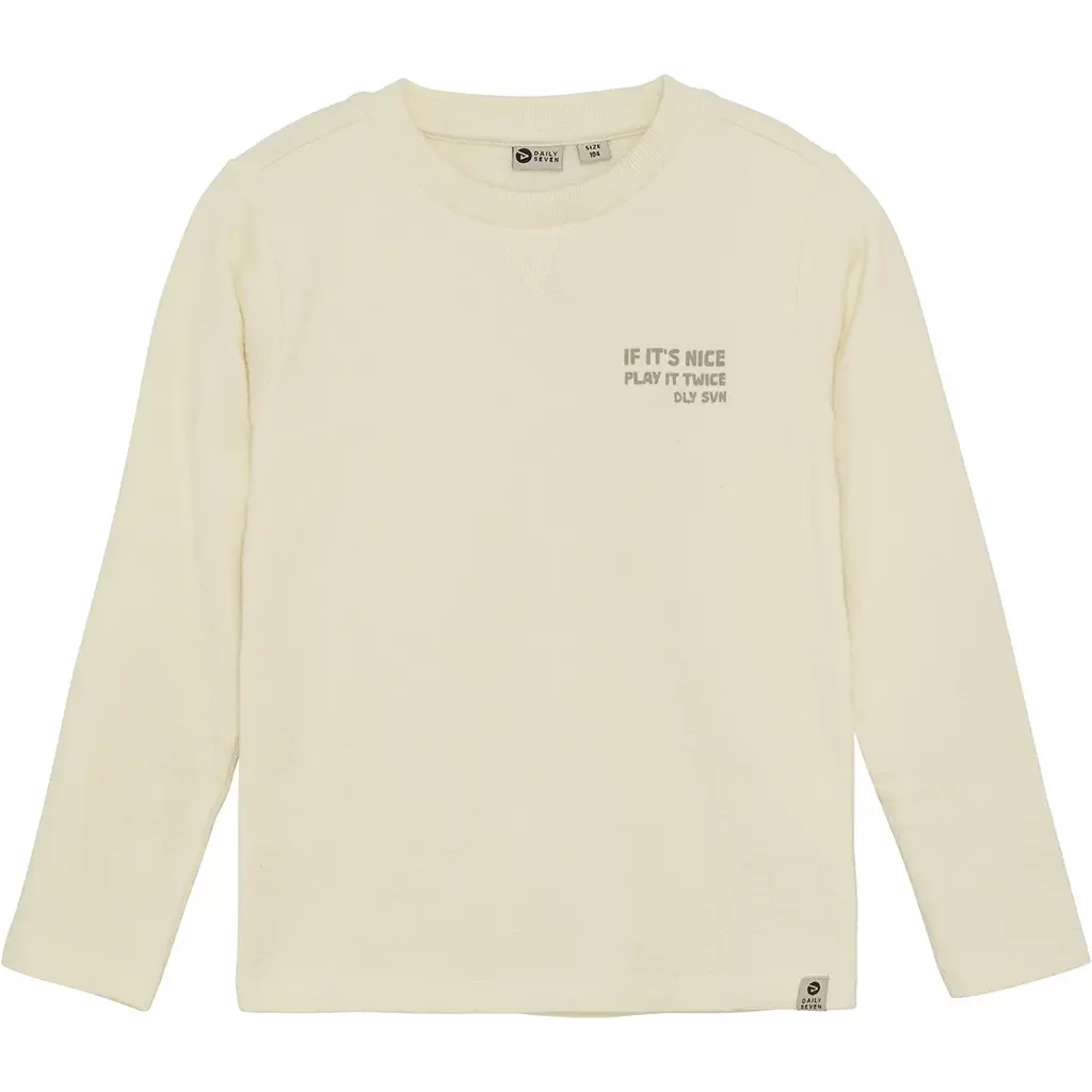 Longsleeve backprint (off white)
