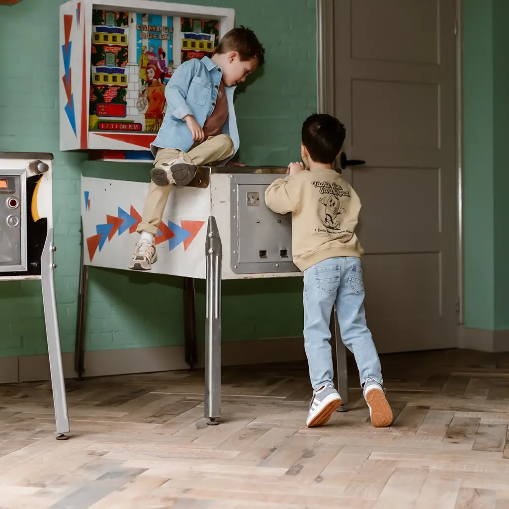 Trui oversized backprint (silver fern)