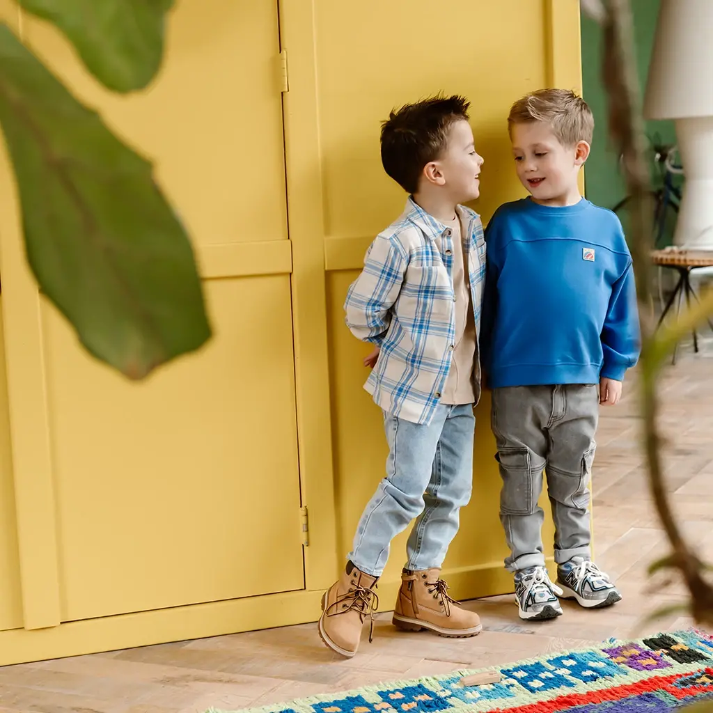 Overhemd (dusty kobalt)