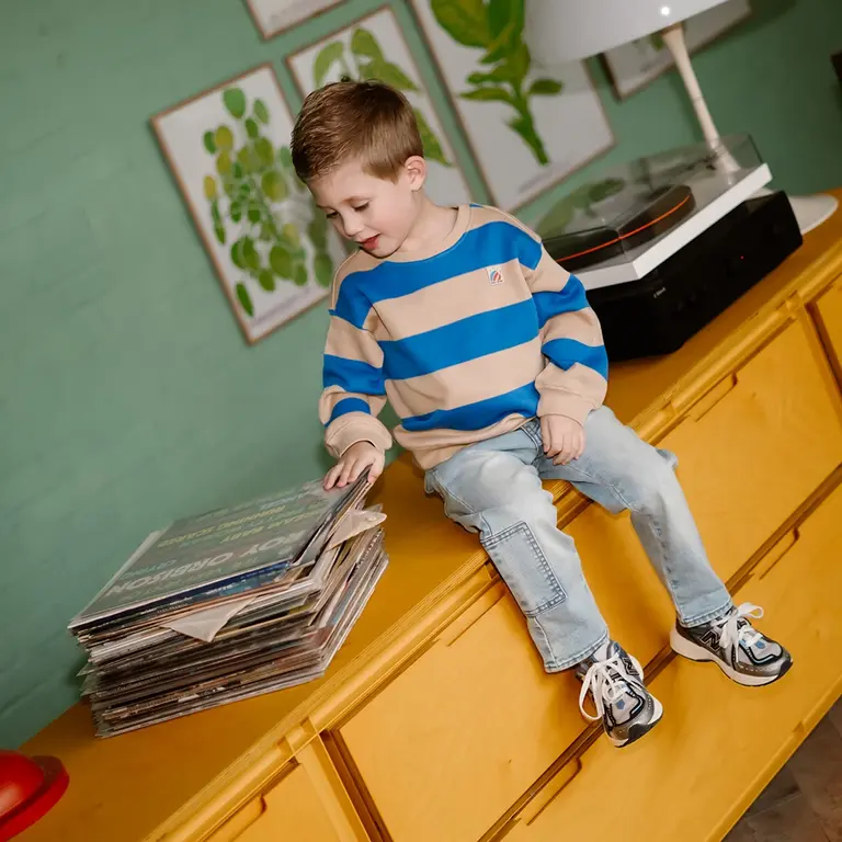 Trui oversized (dusty kobalt)