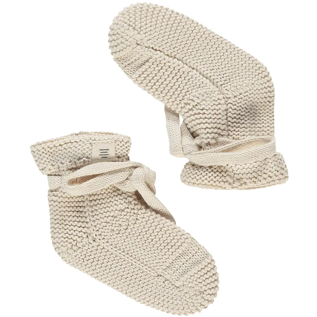 Gebreide slofjes (snow)