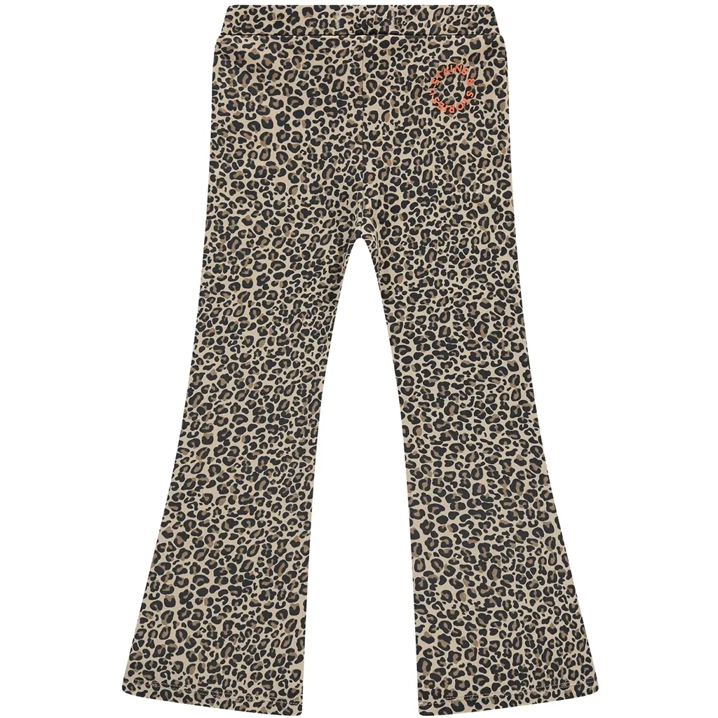 Broek flared (beige)