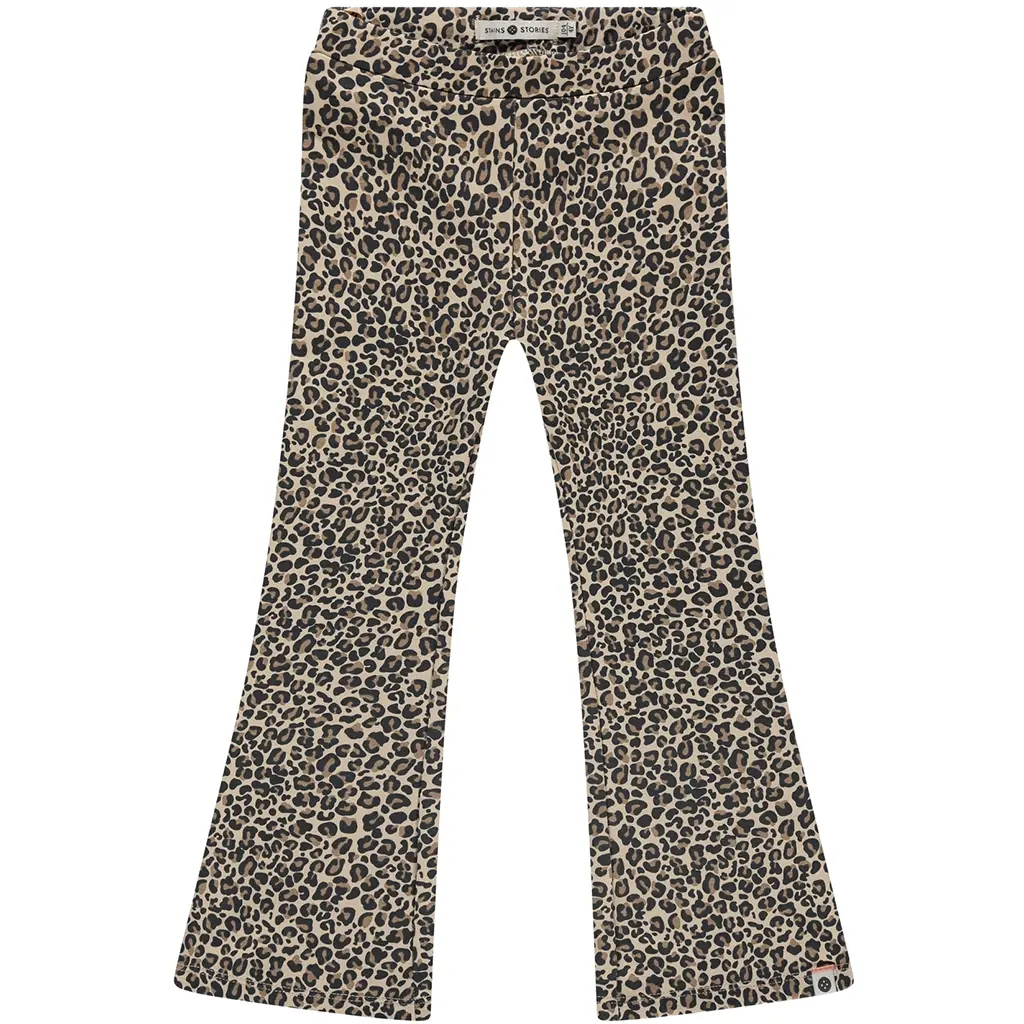 Broek flared (beige)