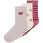 Name It Drie paar sokken Kimi (cloud dancer/burnsihed lilac/rapture rose)