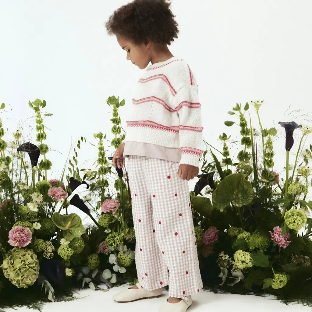 Gebreide trui Karima (cloud dancer)