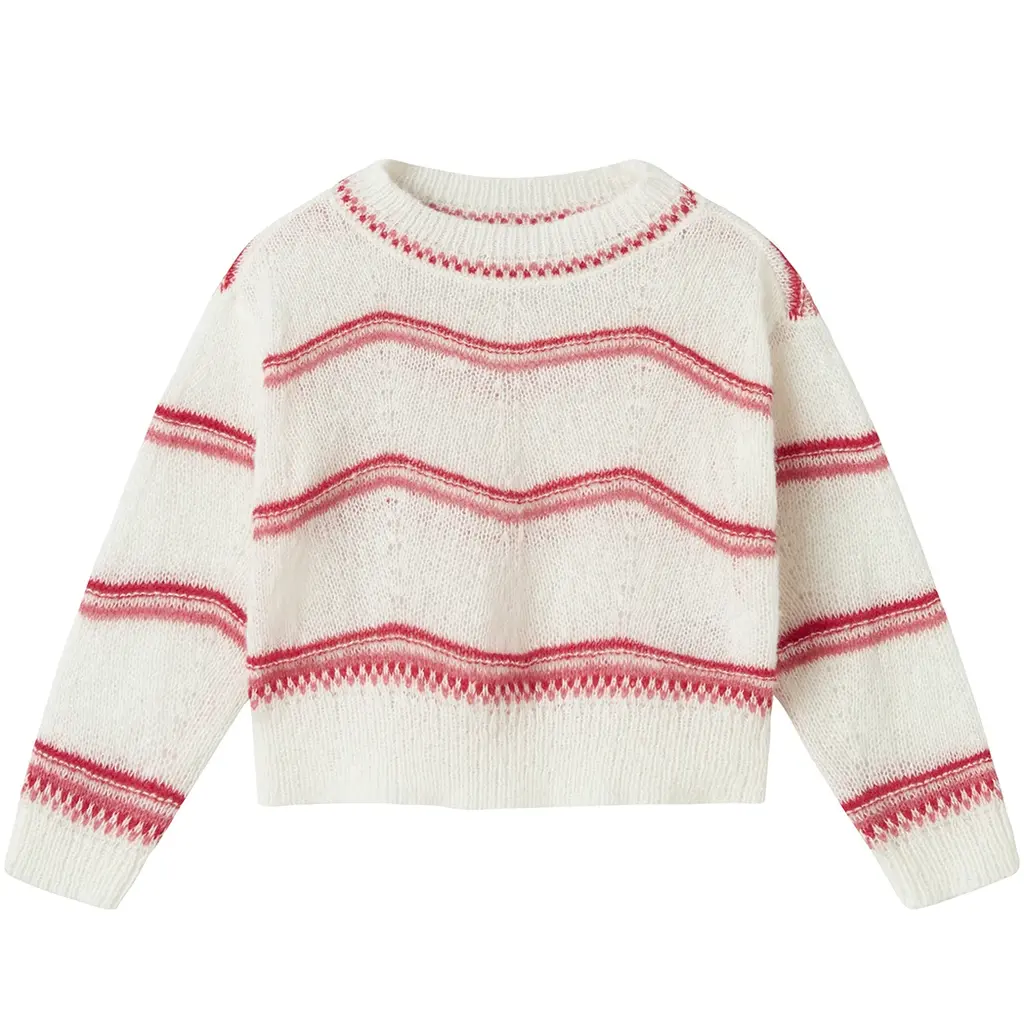 Gebreide trui Karima (cloud dancer)