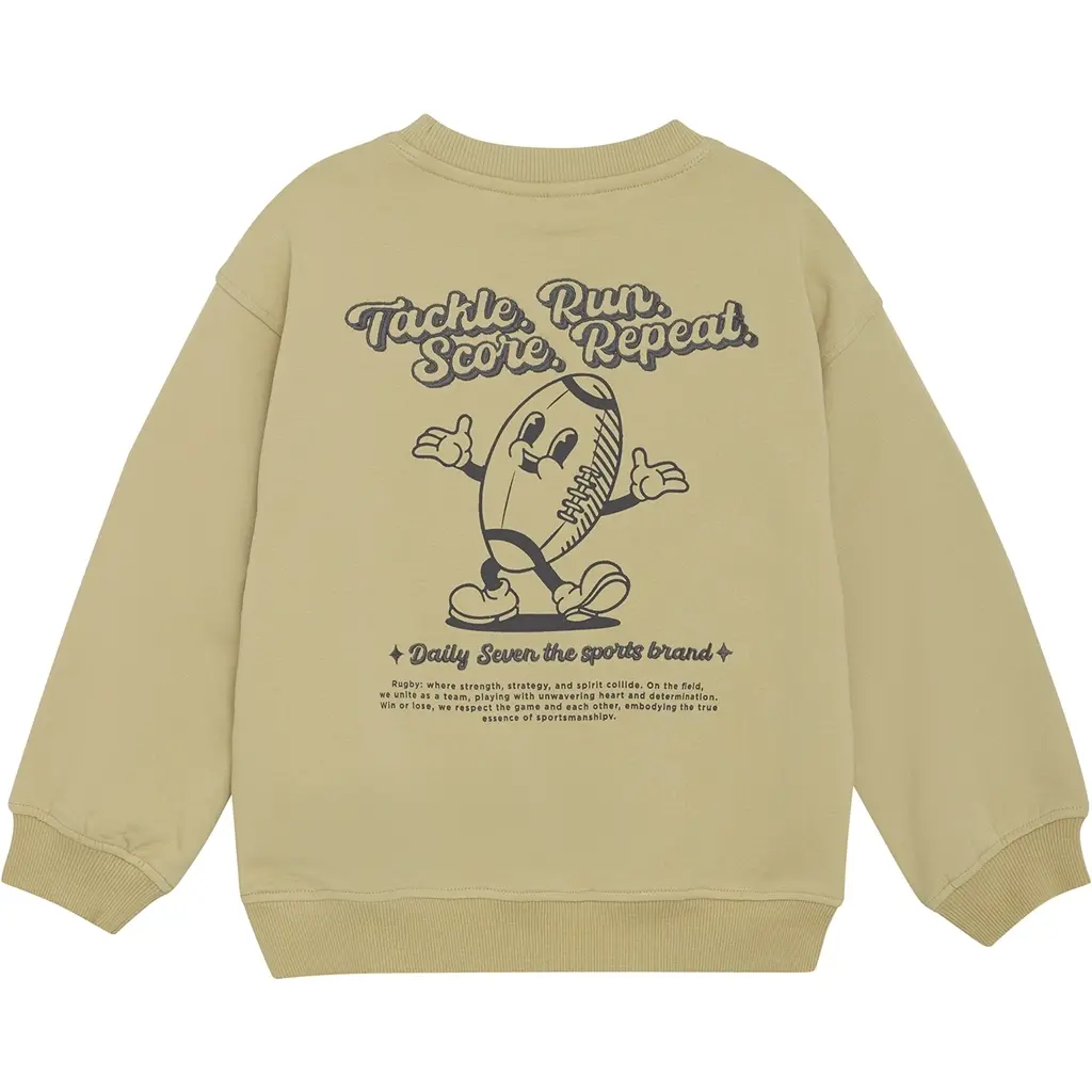 Trui oversized backprint (silver fern)