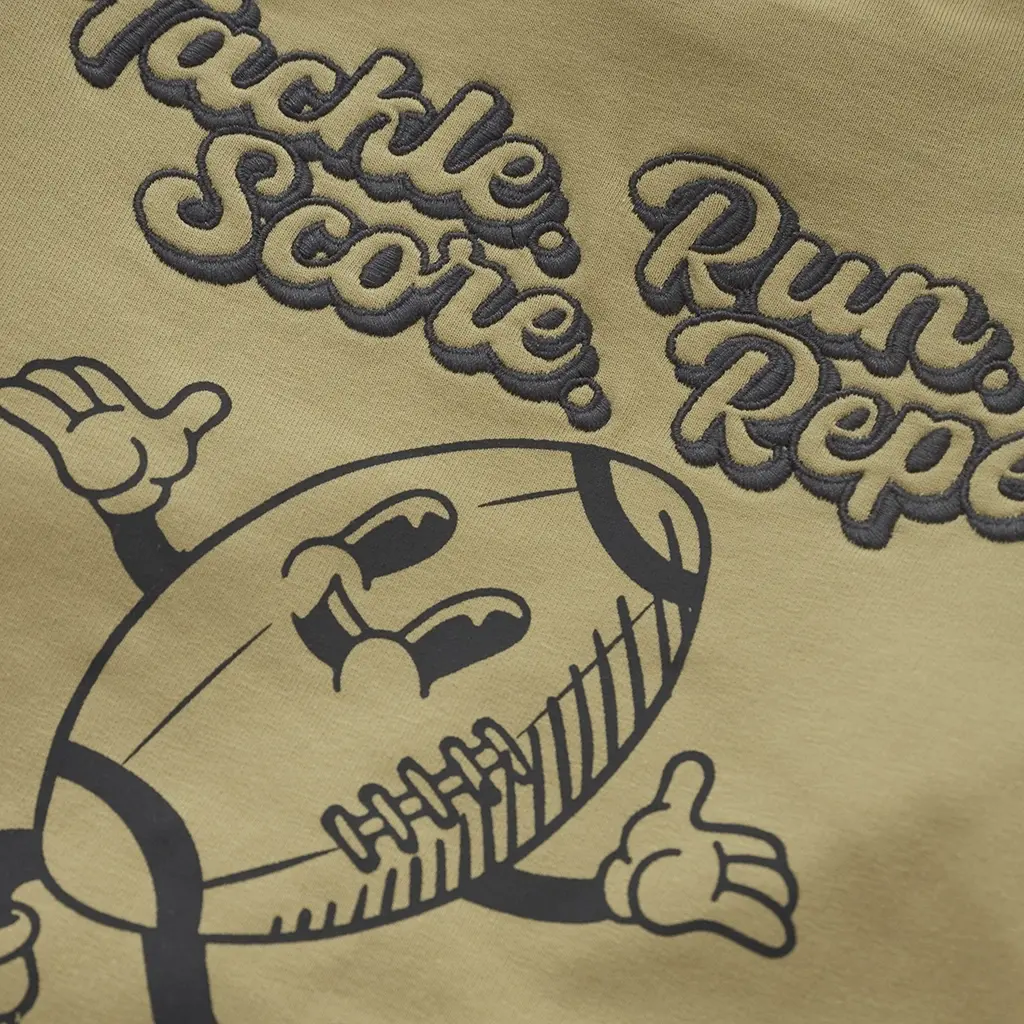 Trui oversized backprint (silver fern)