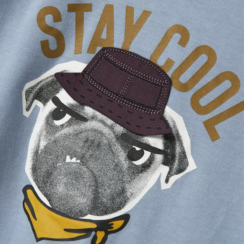 T-shirt Kai (dusty blue)