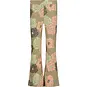 Quapi Broek Holt flared (aop green flower)