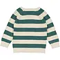 Quapi Gebreide trui Ingmar (aop green stripe)