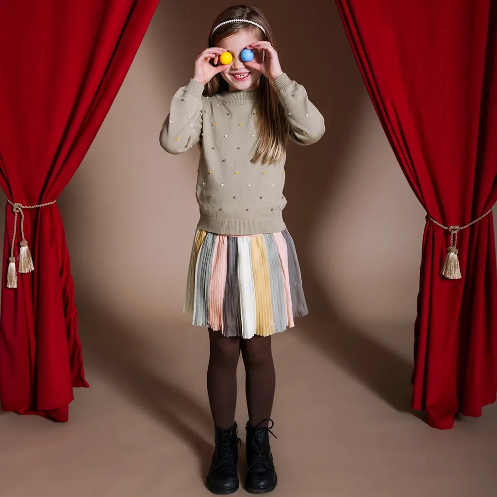 Rokje Hira (aop multi colour stripe)