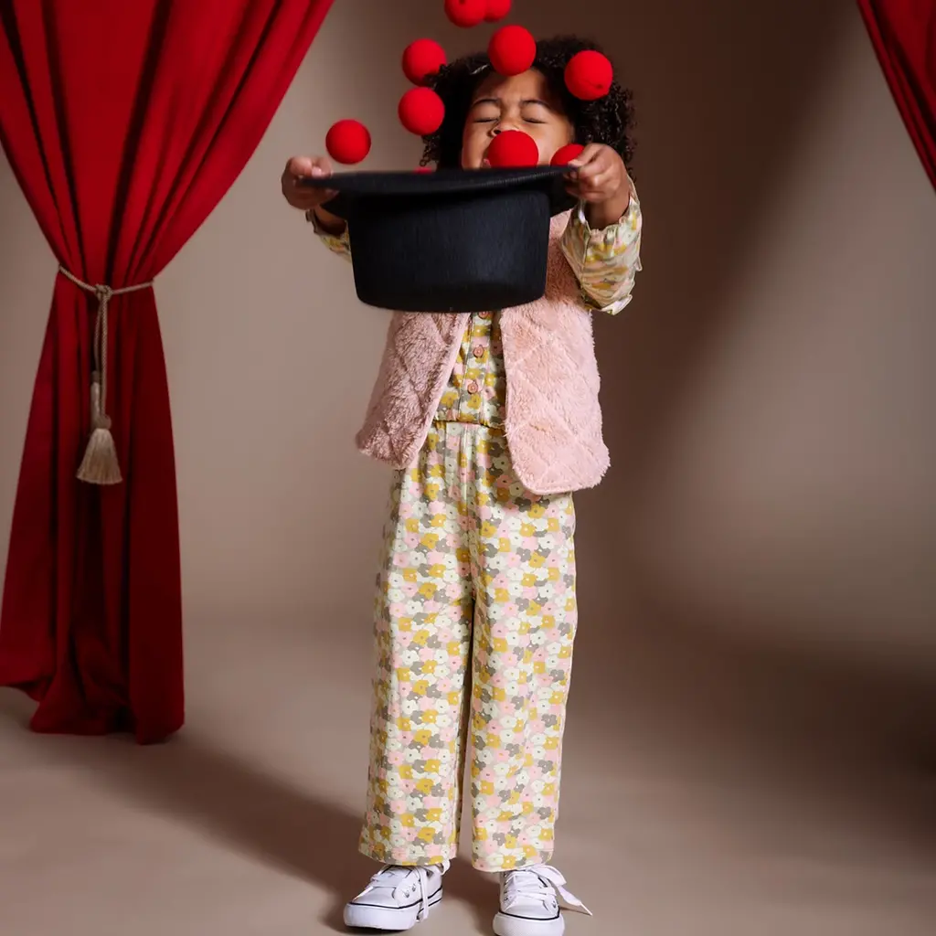 Jumpsuite Illy (aop pink flower)