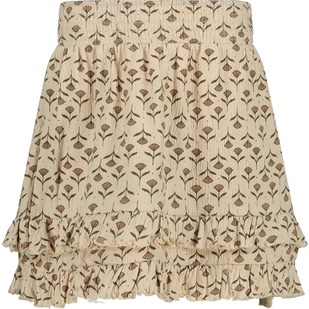 Rokje Victoria (aop white flower)