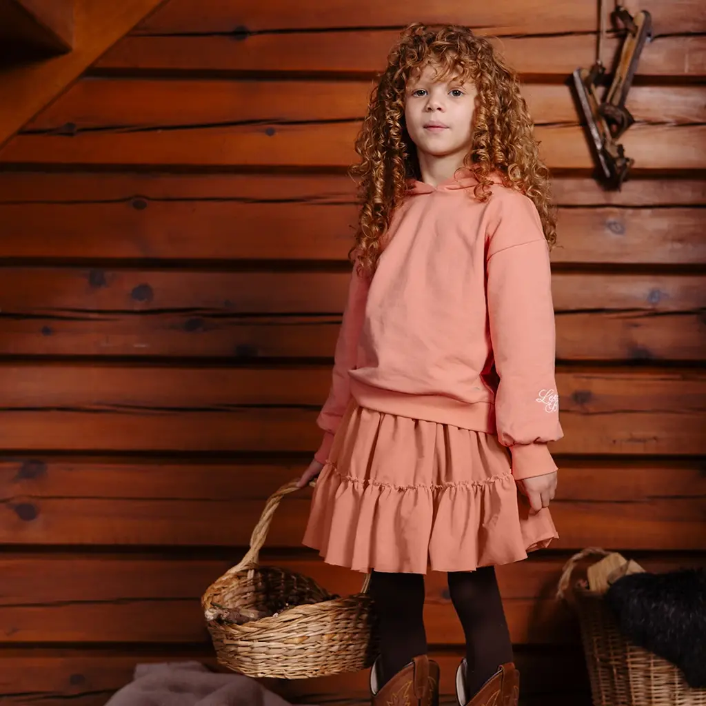 Trui hoodie Vela (peach)