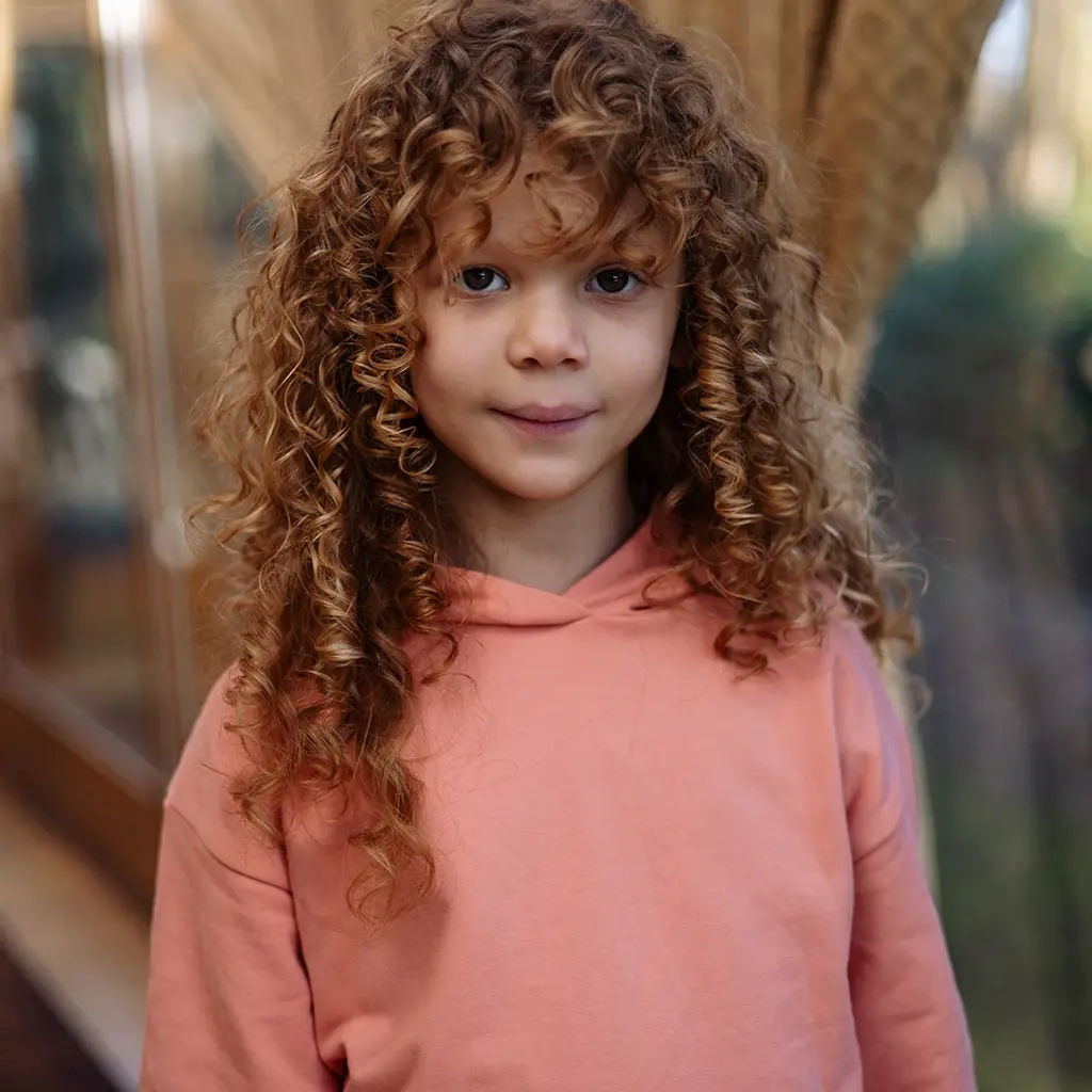 Trui hoodie Vela (peach)