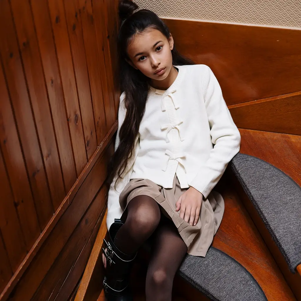 Vestje Terina (cotton cream)