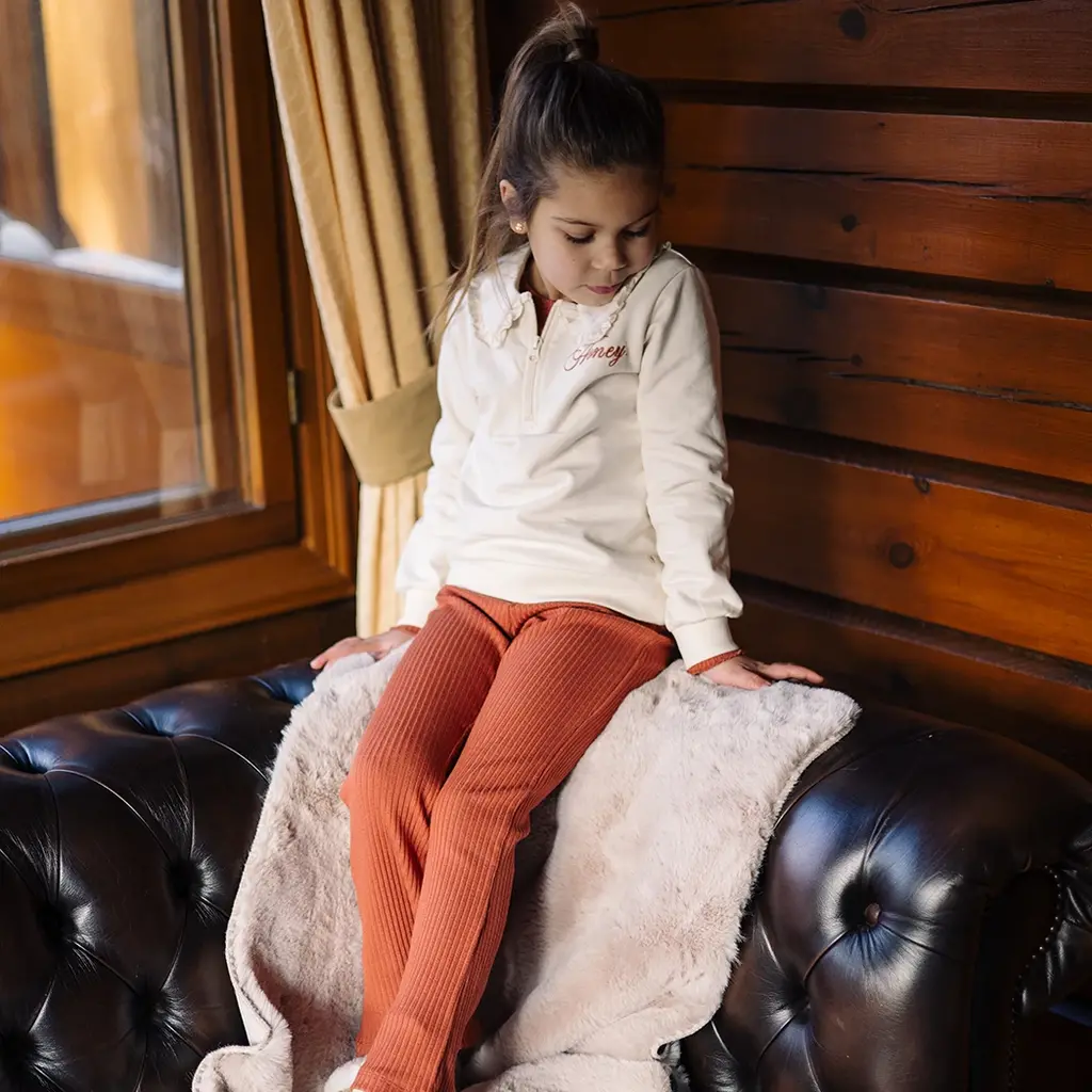 Broek flared Vive (rust red)