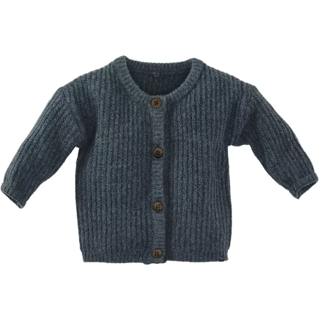 Gebreid vestje Mert (seafoam shadow)