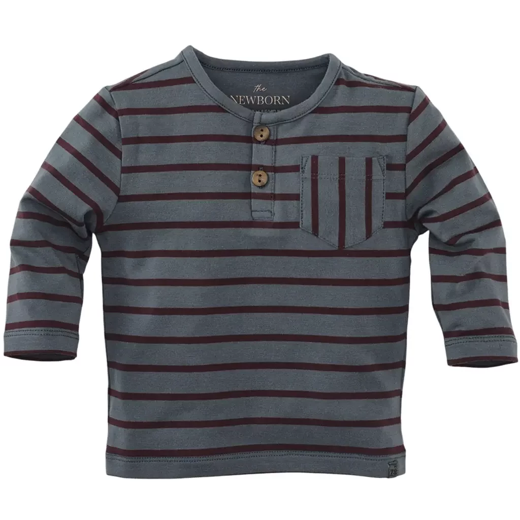 Longsleeve streep Jelke (seafoam shadow)